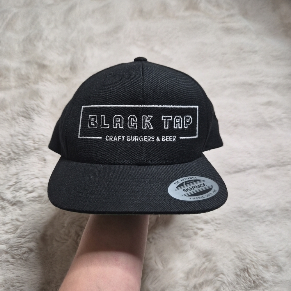 The Classics Snapback Hat Baseball Cap Black Tap Craft Burgers & Beer Yupoong ✨️